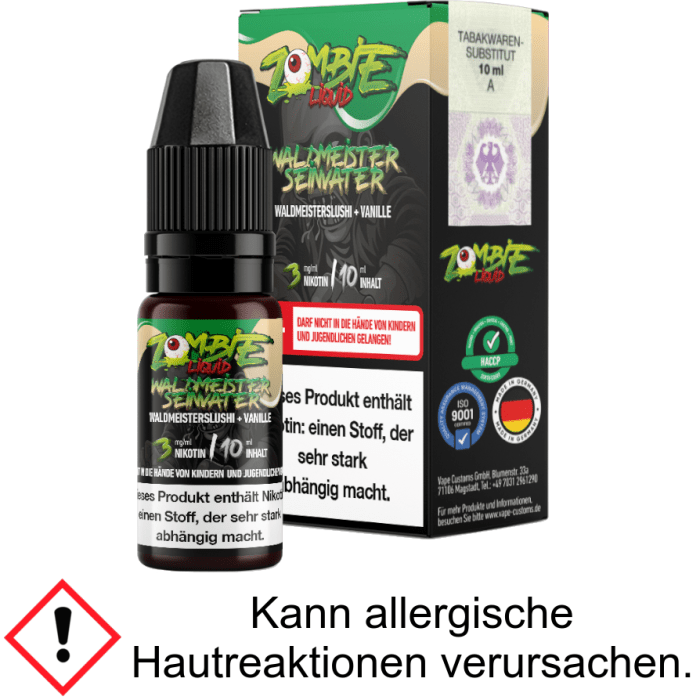 Zombie - WaldmeisterseinVater E-Zigaretten Liquid 0 mg/ml