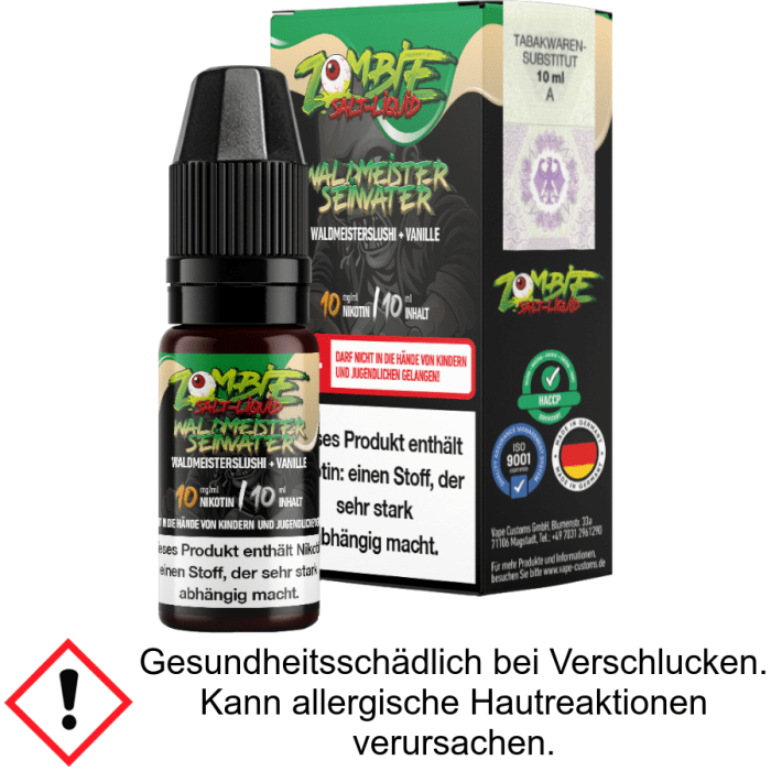 Zombie - WaldmeisterseinVater - Nikotinsalz Liquid 10 mg/ml