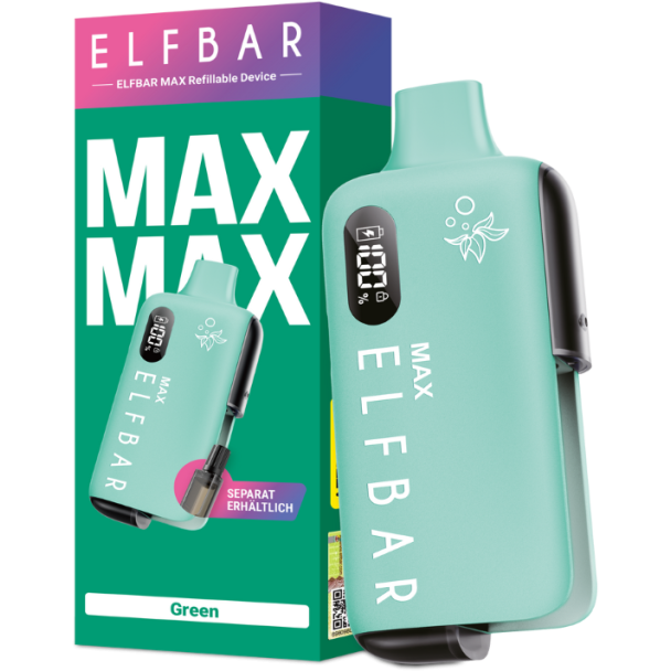 Elfbar Max grün mit 650 mAh