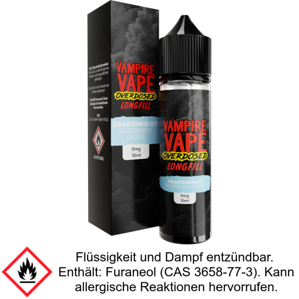 Vampire Vape - Overdosed - Aroma Dragonfruit Raspberry Grape 10 ml
