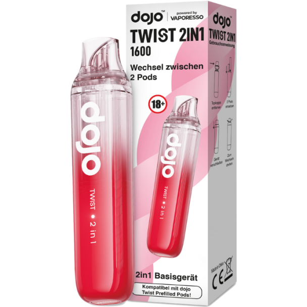 Vaporesso - Dojo - Twist 2in1 Akku 950 mAh (Basisgerät) rot