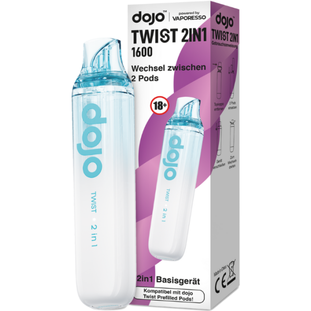 Vaporesso - Dojo - Twist 2in1 Akku 950 mAh (Basisgerät) weiß