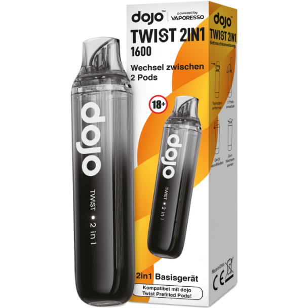 Vaporesso - Dojo - Twist 2in1 Akku 950 mAh (Basisgerät) schwarz