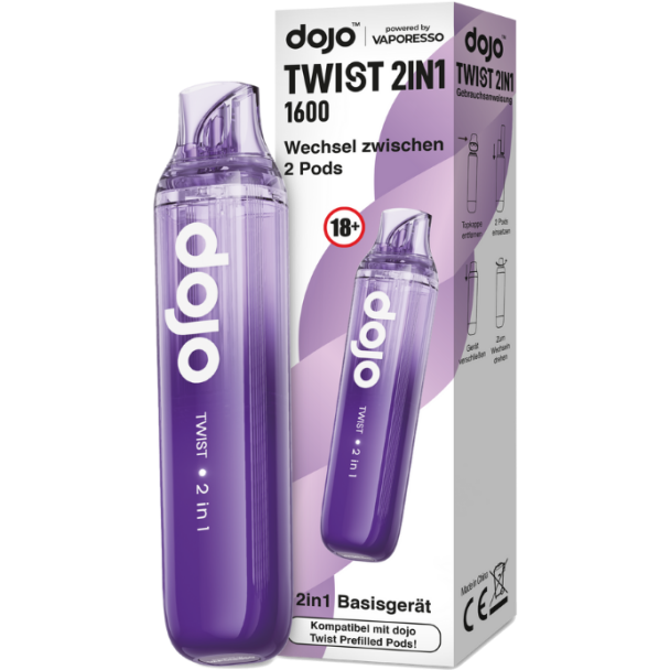 Vaporesso - Dojo - Twist 2in1 Akku 950 mAh (Basisgerät) lila