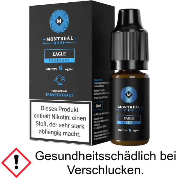 Montreal Original - Eagle E-Zigaretten Liquid 6 mg/ml