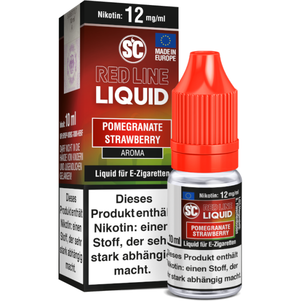 SC - Red Line Nikotin - Pomegranate Strawberry