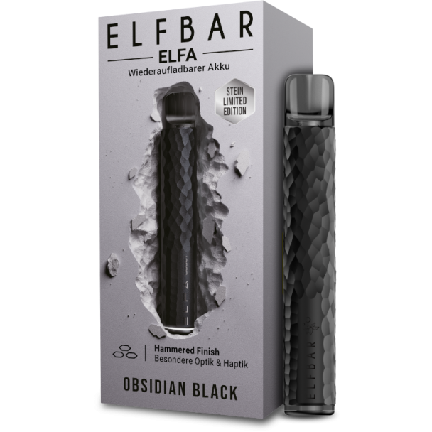 Elfbar - Elfa Akku 500 mAh Limited Edition obsidian-schwarz