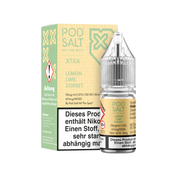 Pod Salt X - Lemon Lime Sorbet - Nikotinsalz Liquid