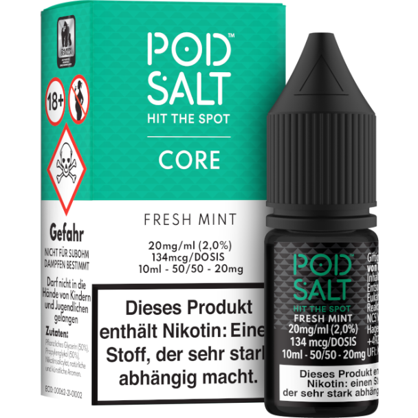 Pod Salt Core - Fresh Mint - Nikotinsalz Liquid