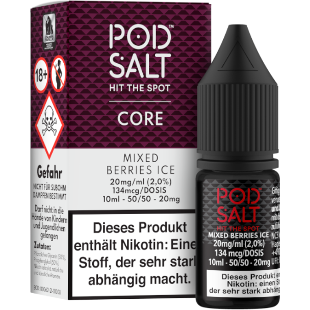 Pod Salt Core - Mixed Berries Ice - Nikotinsalz Liquid