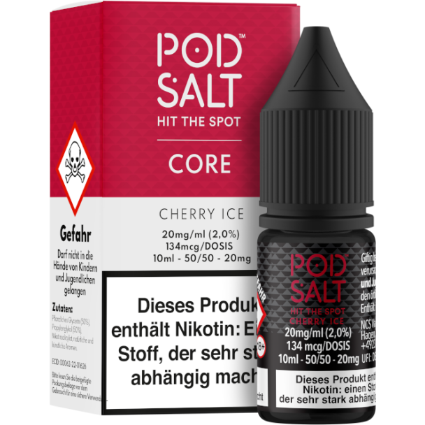 Pod Salt Core - Cherry Ice - Nikotinsalz Liquid