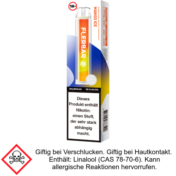 Flerbar M Mango Ice 20 mg/ml