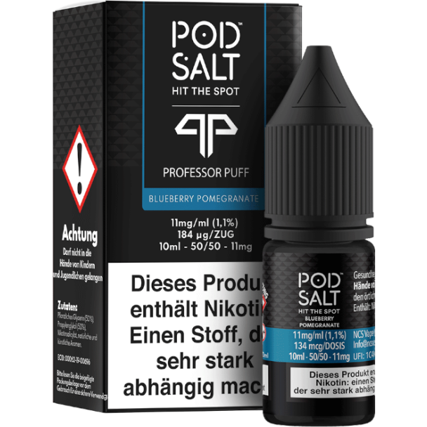 Pod Salt Fusion - Blueberry Pomegranate - Nikotinsalz Liquid 20mg/ml