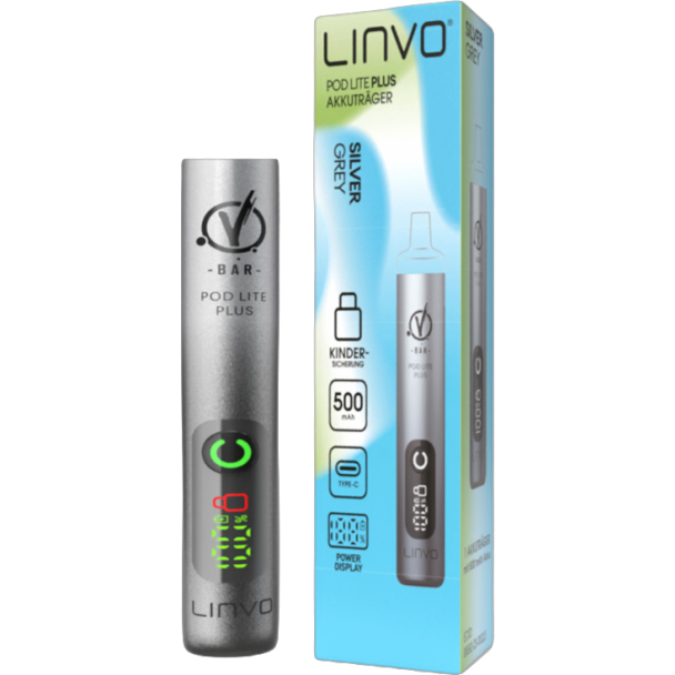 Pod Lite Plus Grau 500mAh - Linvo
