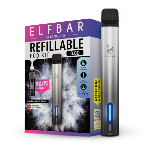 Elfa Turbo aurora-schwarz E-Zigaretten Set - Elfbar