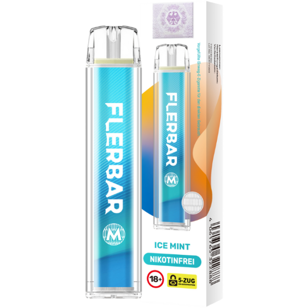 Flerbar - M Einweg E-Zigarette - Ice Mint 0 mg/ml