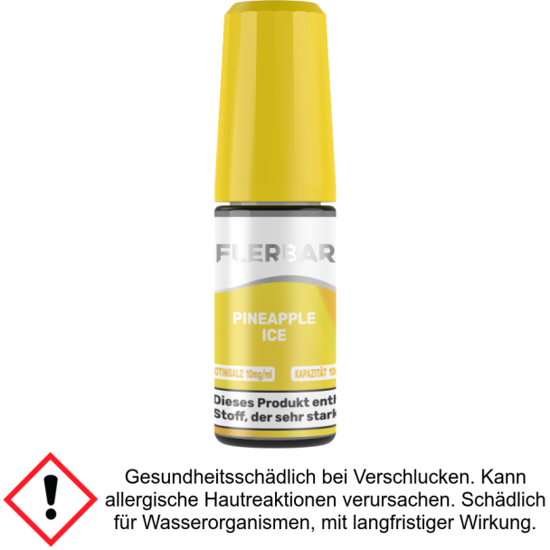 Flerbar Liquid - Pineapple Ice - Nikotinsalz Liquid 10 mg/ml