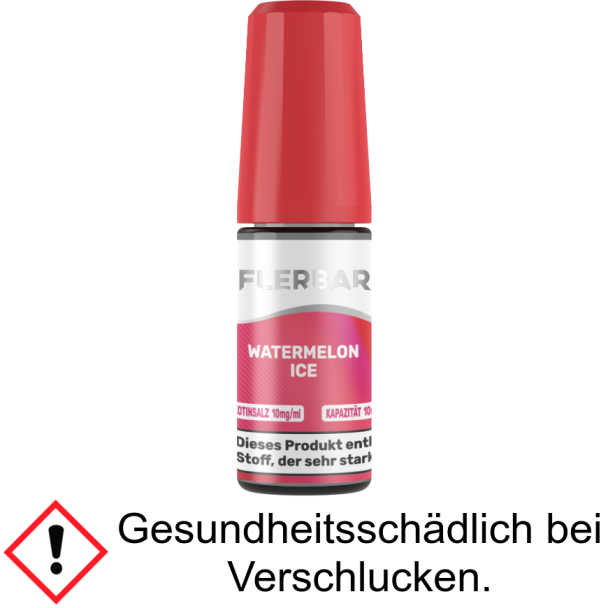 Flerbar Liquid - Watermelon Ice - Nikotinsalz Liquid 10 mg/ml