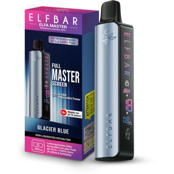 Elfa Master Akku 850 mAh blau Elfbar
