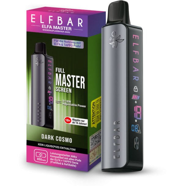 Elfa Master Akku 850 mAh grau Elfbar