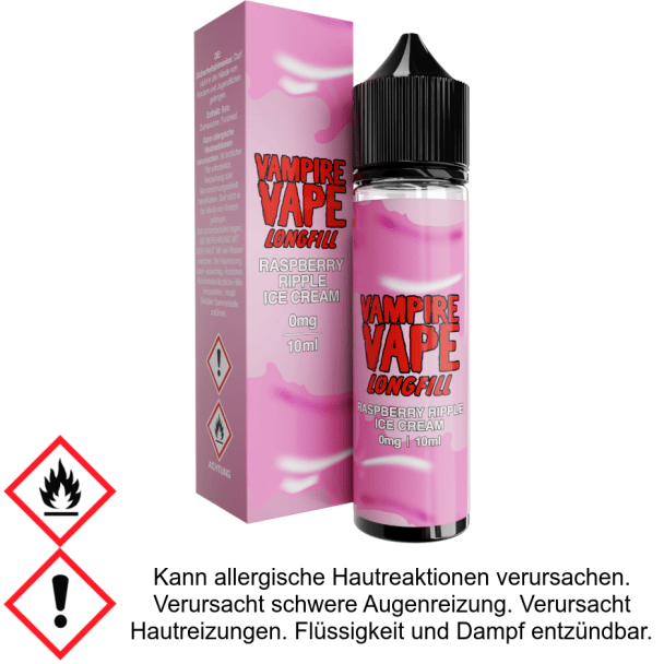 Aroma Raspberry Ripple Ice Cream 10 ml  - Dessert Collection -Vampire Vape