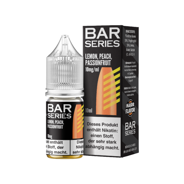 Liquid Lemon Peach Passionfruit Nikotinsalz - Bar Series