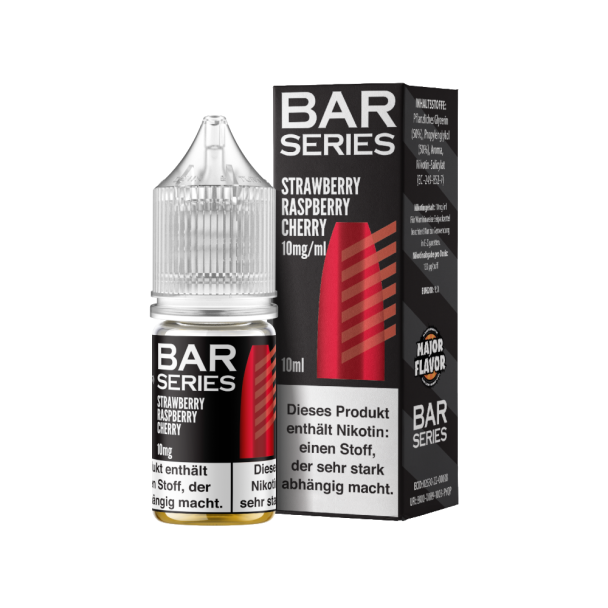 Liquid Strawberry Raspberry Cherry Nikotinsalz - Bar Series