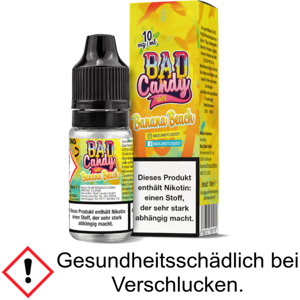 Banana Beach Bad Candy Liquids 10 mg/ml Nikotinsalz Liquid