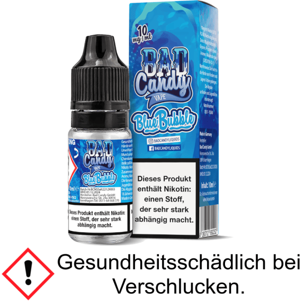 Blue Bubble Bad Candy Liquids 10 mg/ml Nikotinsalz Liquid