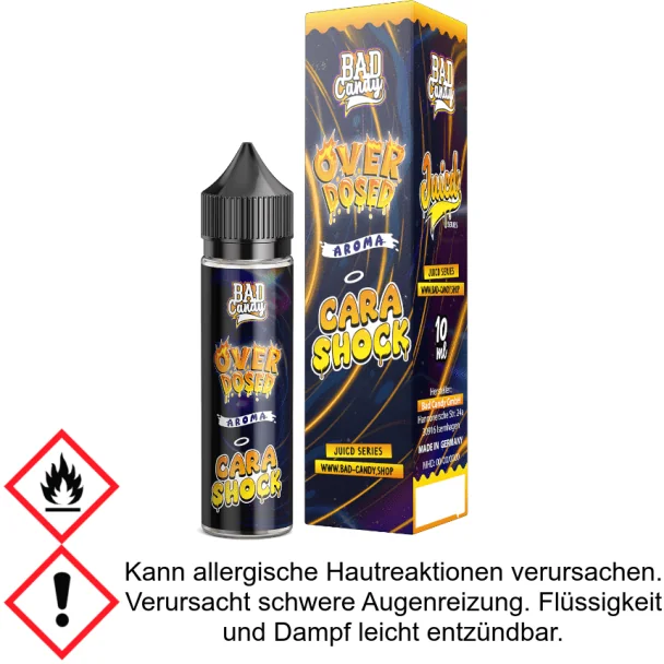 Cara Shock- Juicd - Aroma Overdosed 10 ml -Bad Candy Liquids