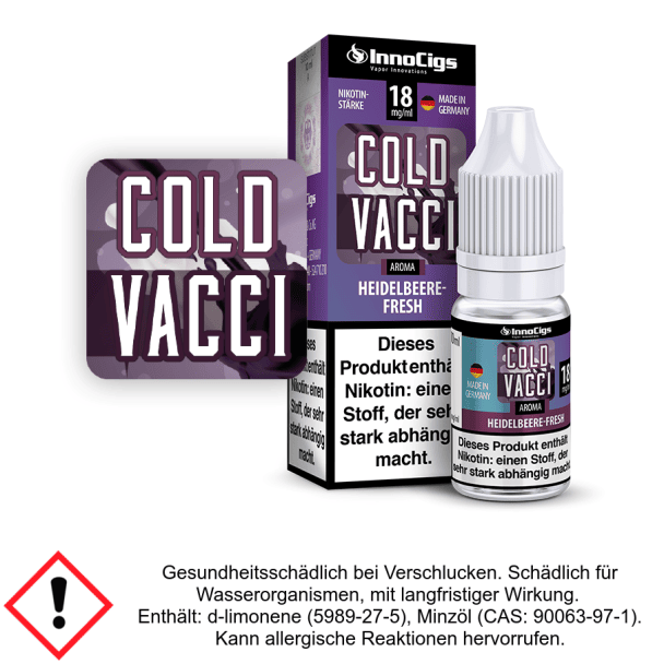 Cold Vacci Heidelbeere-Fresh E-Liquid 18 mg/ml InnoCigs