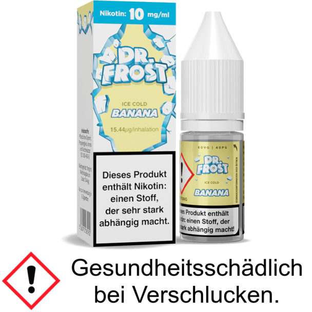 Dr. Frost - Ice Cold - Banana - Nikotinsalz Liquid 10mg/ml