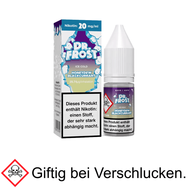Dr. Frost - Ice Cold - Honeydew Blackcurrant - Nikotinsalz Liquid 20mg/ml