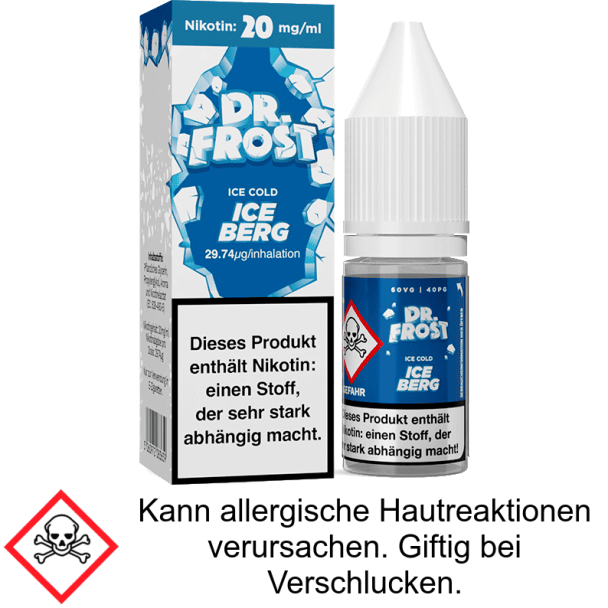 Dr. Frost - Ice Cold - Iceberg - Nikotinsalz Liquid 20mg/ml