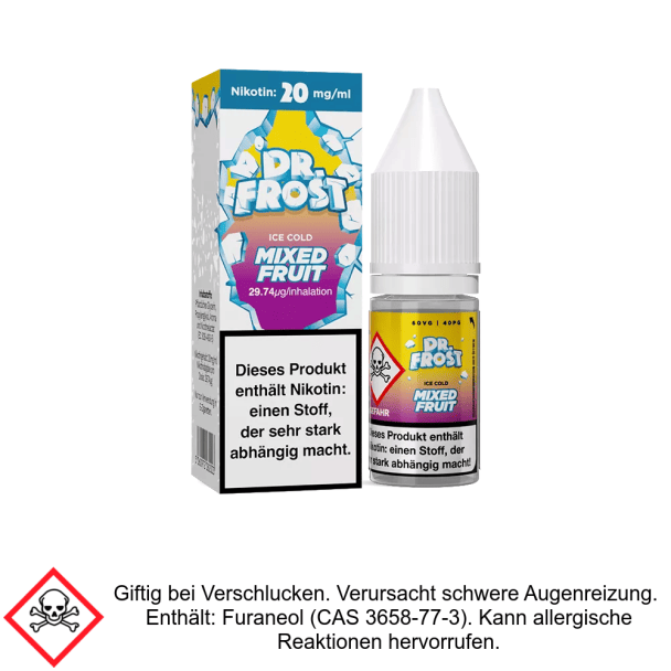 Dr. Frost - Ice Cold - Mixed Fruit - Nikotinsalz Liquid 20mg/ml