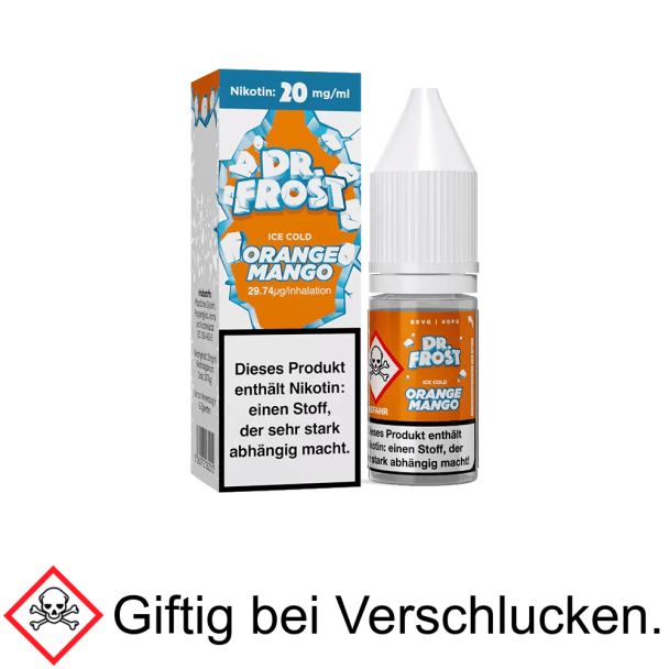 Dr. Frost - Ice Cold - Orange Mango - Nikotinsalz Liquid 20mg/ml