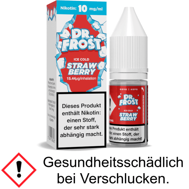 Dr. Frost - Ice Cold - Strawberry - Nikotinsalz Liquid 10mg/ml