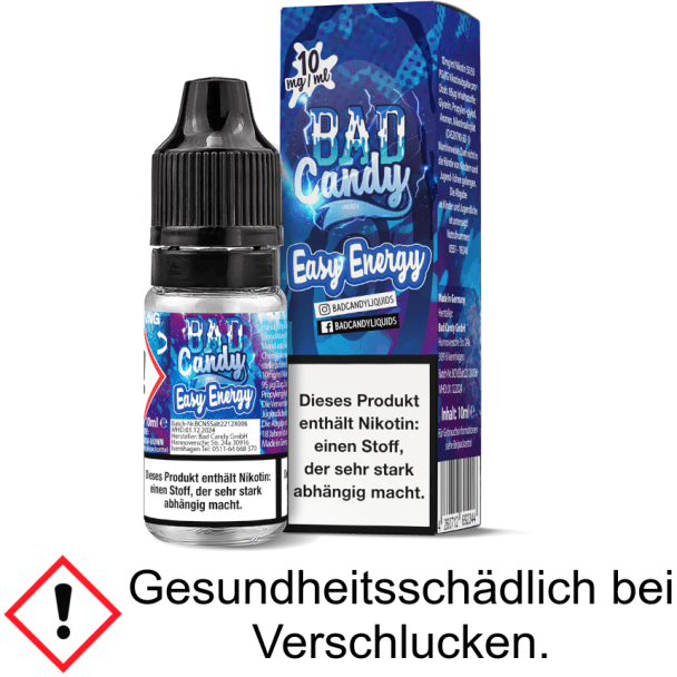 Easy Energy Bad Candy Liquids 10 mg/ml Nikotinsalz Liquid