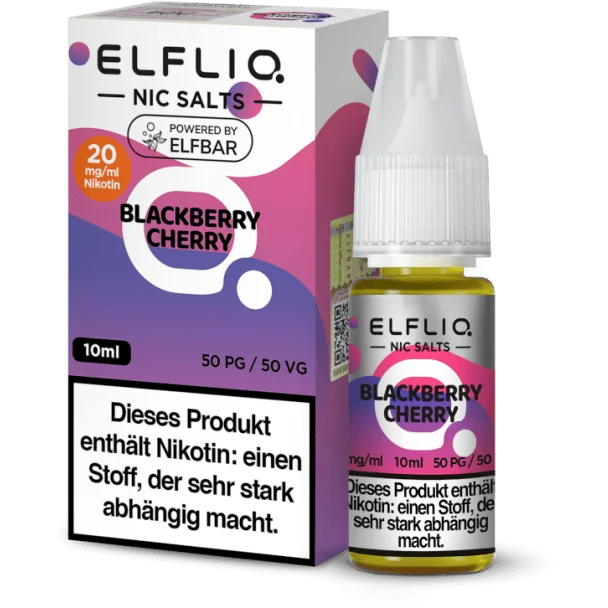 ELFBAR ELFLIQ - Blackberry Cherry - Nikotinsalz Liquid