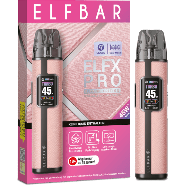 Elfbar - Elfx Pro E-Zigaretten Set pink