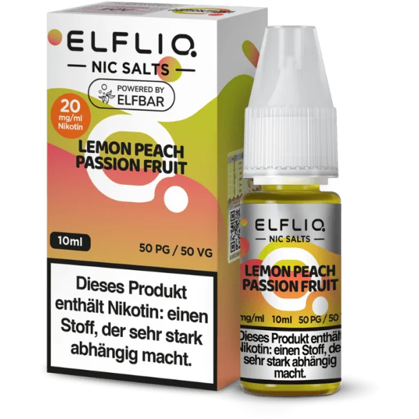 ELFLIQ - Lemon Peach Passion Fruit - Nikotinsalz Liquid