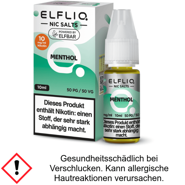 ELFLIQ - Menthol - Nikotinsalz Liquid 10 mg/ml