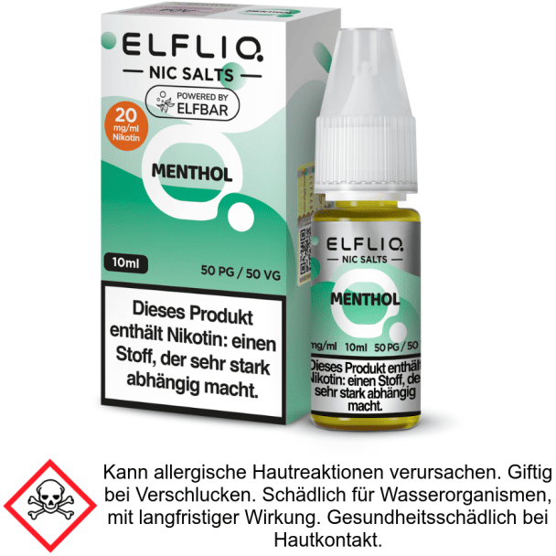 ELFLIQ - Menthol - Nikotinsalz Liquid 20 mg/ml
