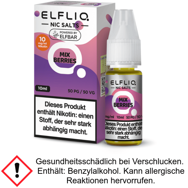 ELFLIQ - Mix Berries - Nikotinsalz Liquid 10 mg/ml