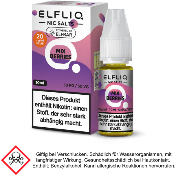 ELFLIQ - Mix Berries - Nikotinsalz Liquid 20 mg/ml