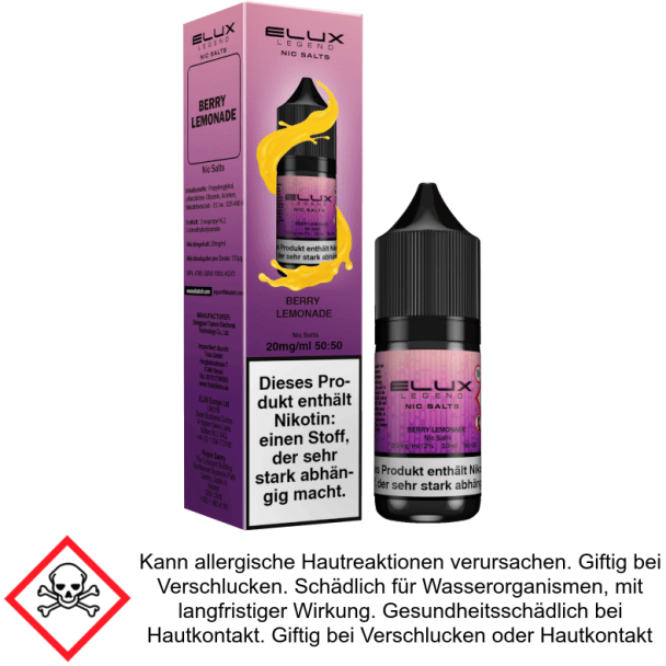 Elux - Berry Lemonade - Nikotinsalz Liquid 10 mg/ml 