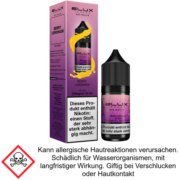 Elux - Berry Lemonade- Nikotinsalz Liquid 20 mg/ml