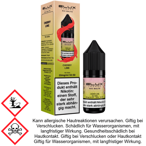 Elux - Cherry Lime - Nikotinsalz Liquid 10 mg/ml