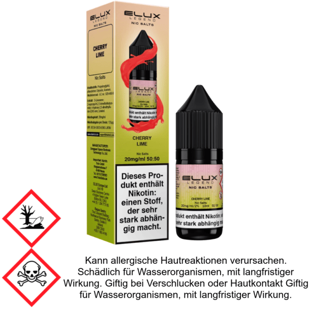 Elux - Cherry Lime - Nikotinsalz Liquid 20 mg/ml
