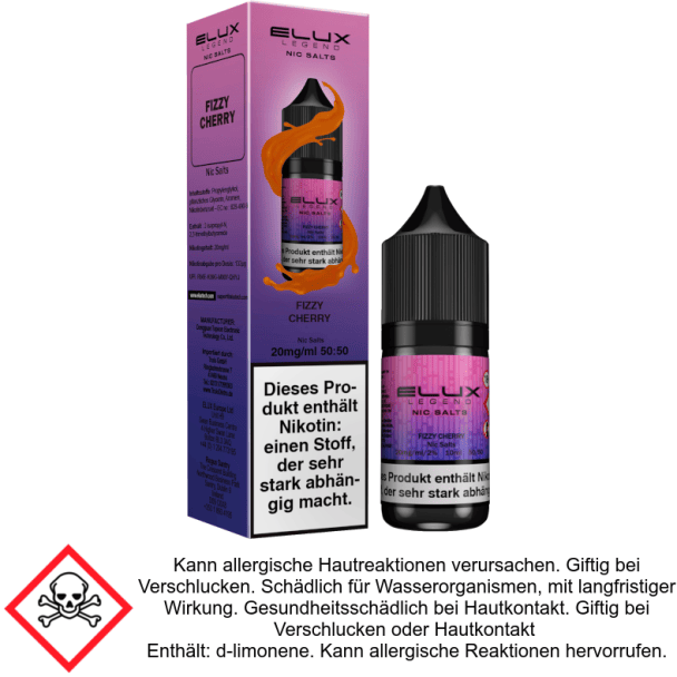 Elux - Fizzy Cherry - Nikotinsalz Liquid 10 mg/ml